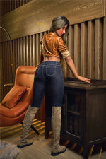 165cm/5ft5 G-cup Silicone Sex Doll – S17 Luna Dark tanned - BestDollForYou