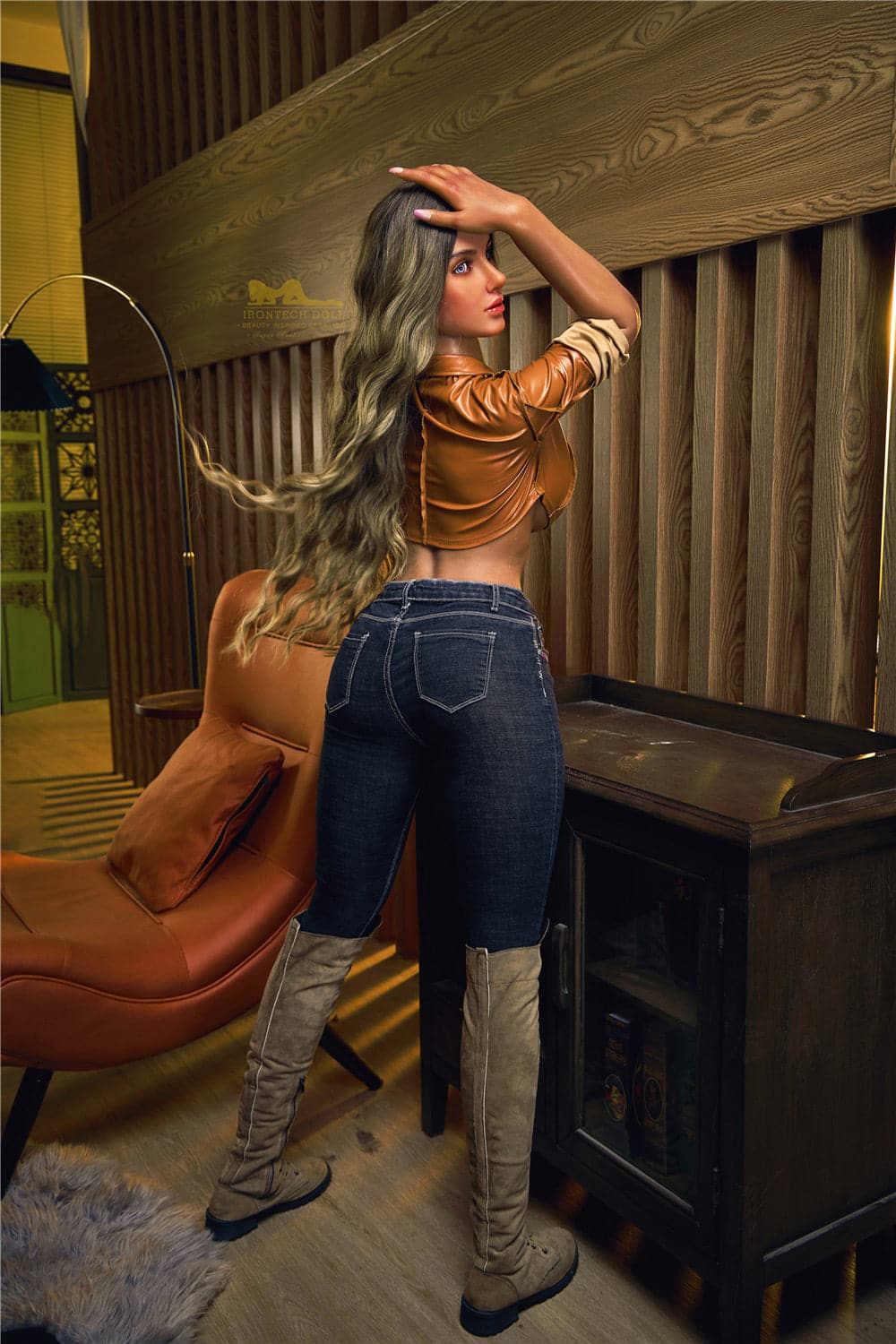 165cm/5ft5 G-cup Silicone Sex Doll – S17 Luna Dark tanned - BestDollForYou