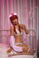 168cm/5ft6 B-Cup Redhead Tall Bubble Butt Silicone Sex Doll - Celine S13 - BestDollForYou